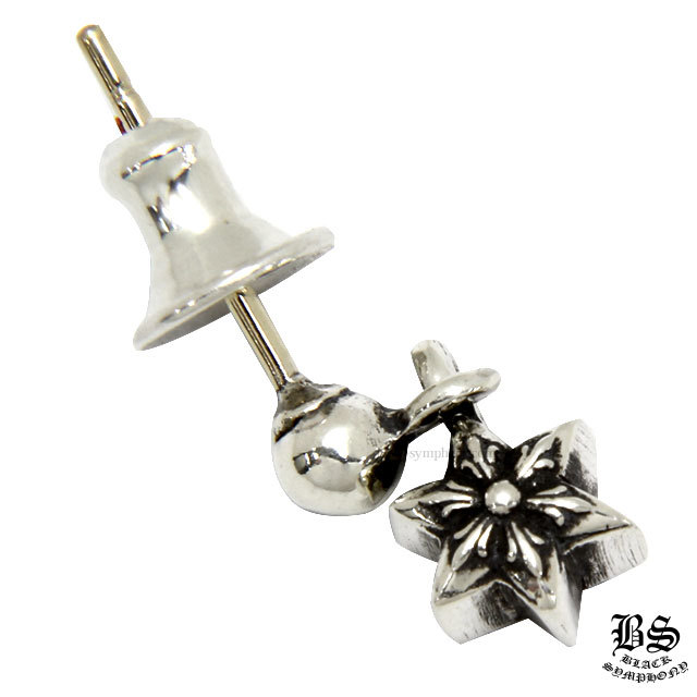 クロムハーツタイニースタードロップイヤリング（ピアス）|クロム