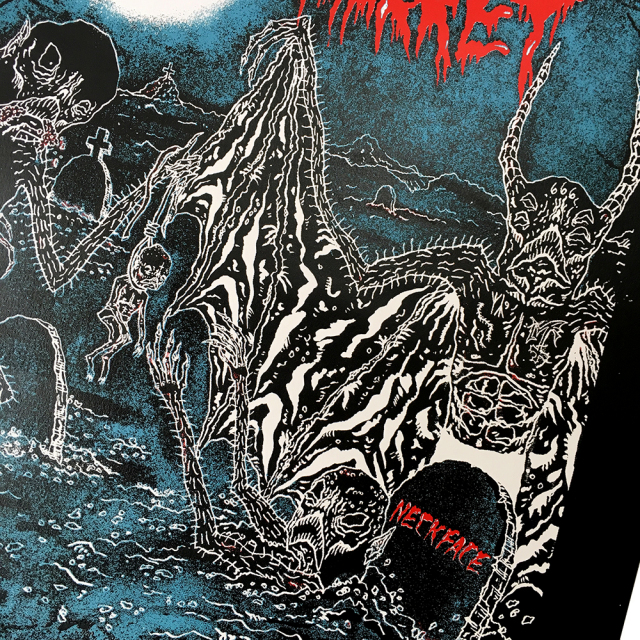 NECKFACE(ネックフェイス): DARK MARKET シルクスクリーンポスター