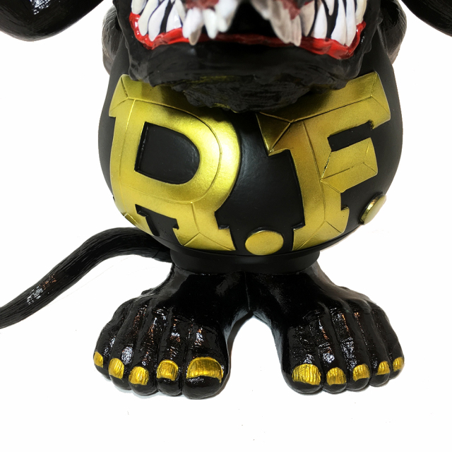 Magical Mosh Misfits x BlackBook Toy:Asura Rat Fink GOLD x BK x