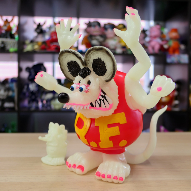 Magical Mosh Misfits x BlackBook Toy:Asura Rat Fink GID