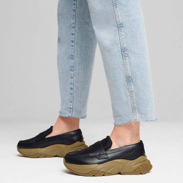 プーマ ローファー ウィメンズ PUMA LOAFYR WNS PUMA BLACK-GUM