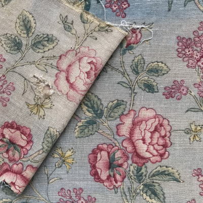 K-757 フランスアンティーク生地/アンティーク布/アンティーク