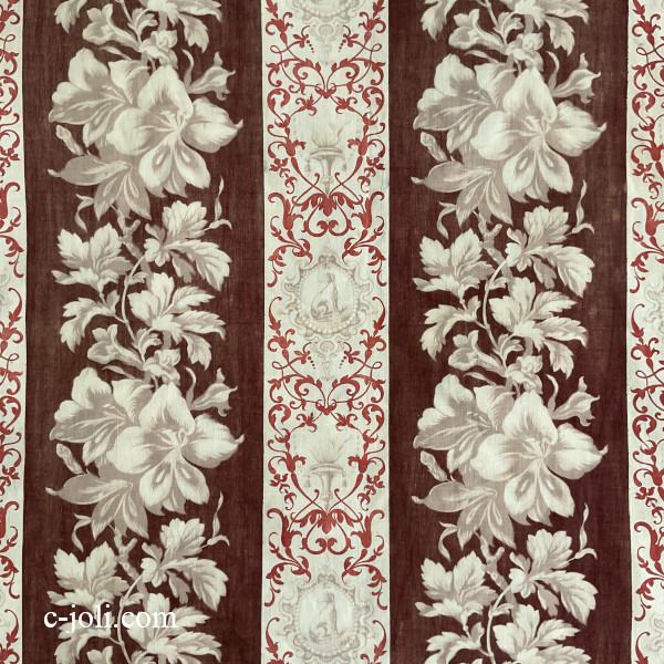 パリ発送】K-821 フランスアンティーク生地/アンティーク布