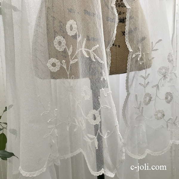 パリ発送】L2562 フランスアンティークレースベール/マリアベール