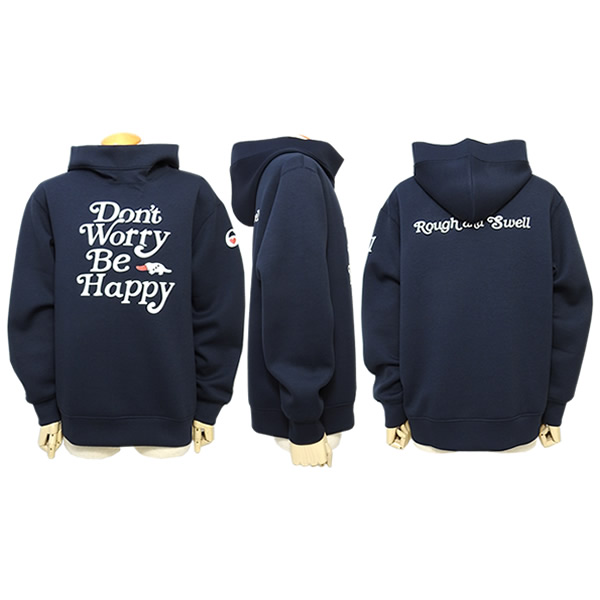 rough&swell［ラフアンドスウェル］DON'T WORRY HOODIE/変形スウェット