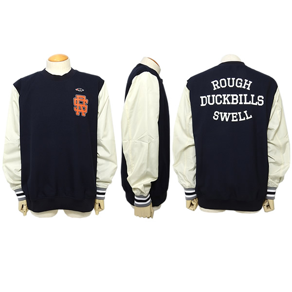 rough&swell［ラフアンドスウェル］VARSITY SNEAD/異素材スニード