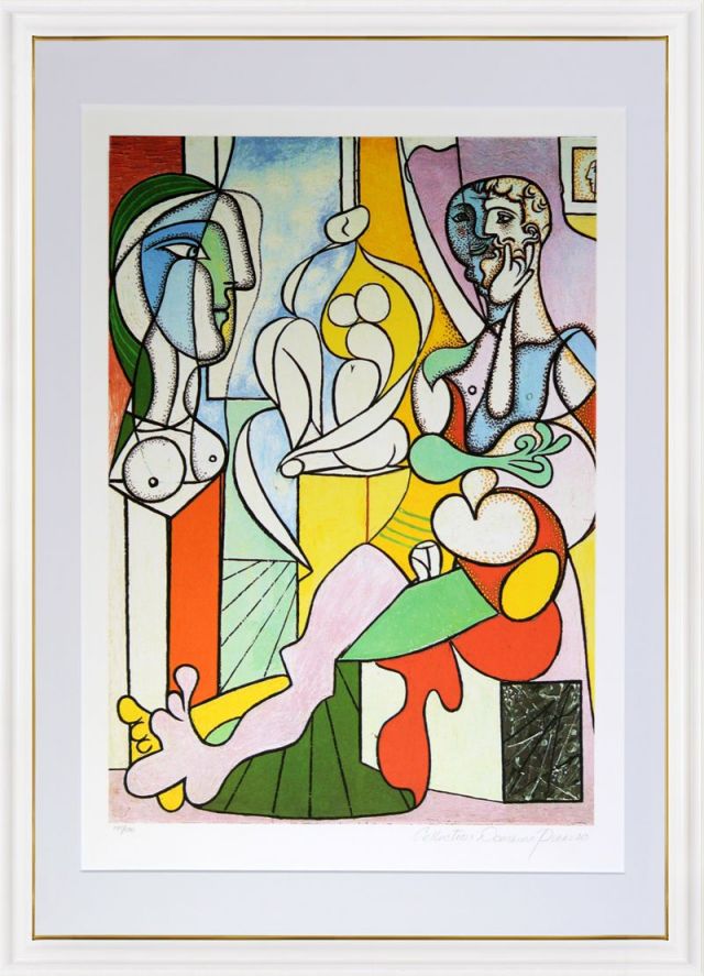 ピカソ 「ARTIST WITH SCULPTURE」の購入なら絵画販売のアート