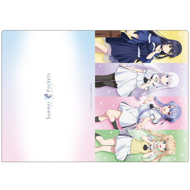 TVアニメ 『Summer Pockets』 クリアファイル しろは＆蒼＆鴎＆紬