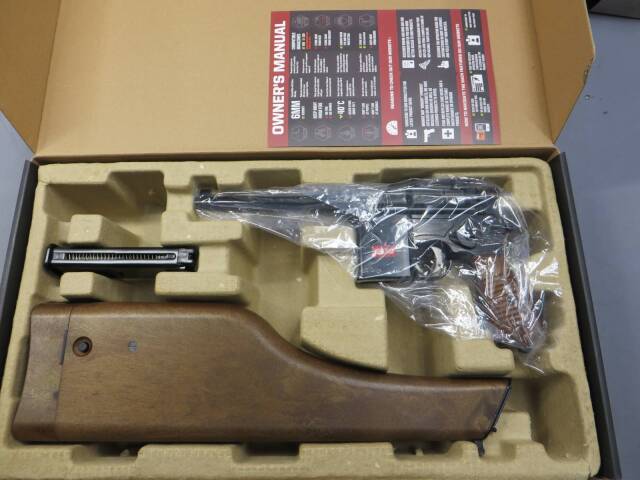 AW・ArmoreWoks】モーゼルM712 フェイクウッド ストックホルスター付き