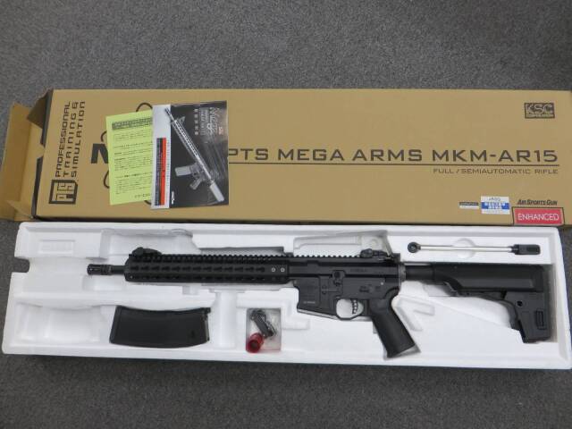 KSC】Mega AR-15 エンハンスド + マウントベース 限定製品