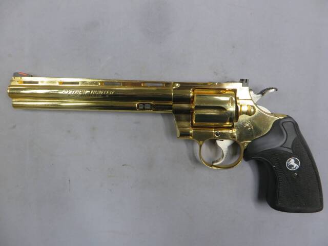 コクサイ】ニュー コルト パイソン 8in No.361 24K SMG・金属モデルガン