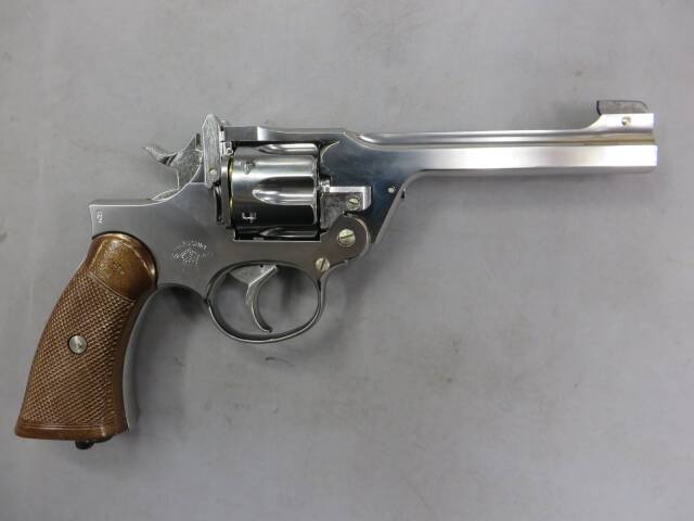 マルシン】エンフィールド No.2 Mk1 ステンレスシルバー ABS モデルガン