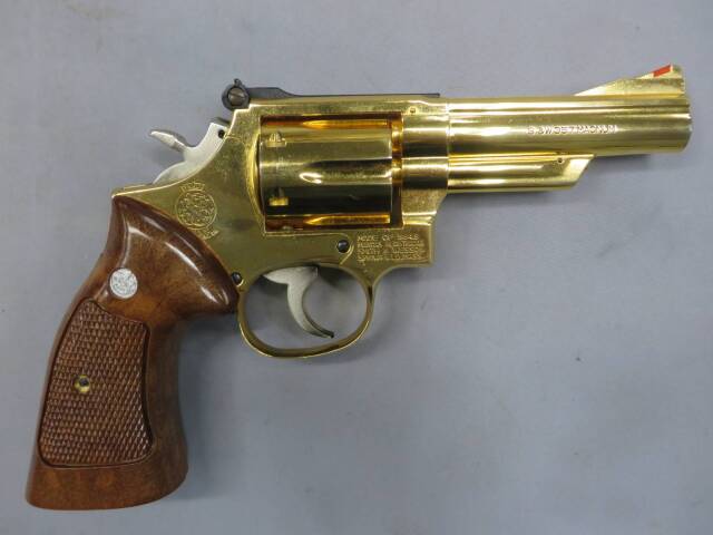 コクサイ】 S&W M19 コンバットマグナム 4in 24K SMG・金属モデルガン