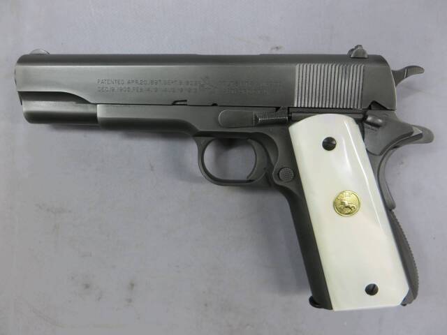 ウエスタンアームズ】コルト M1911A1 パールハーバー・ホワイトパール