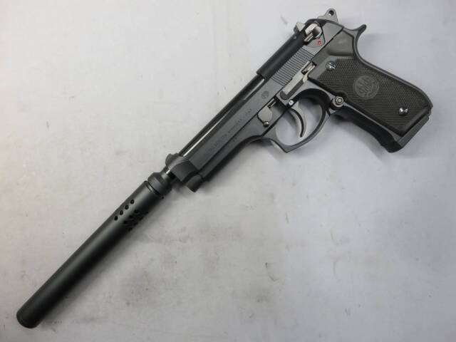 ウエスタンアームズ】ベレッタM92FS スーパーロングサイレンサー