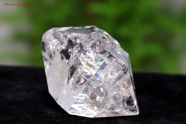 ハーキマーダイヤモンド原石/虹入り(A811)