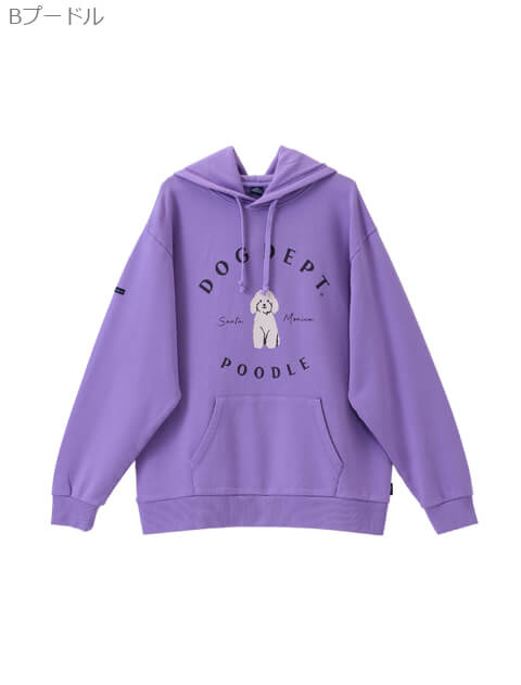 UNISEX】犬種プルパーカー