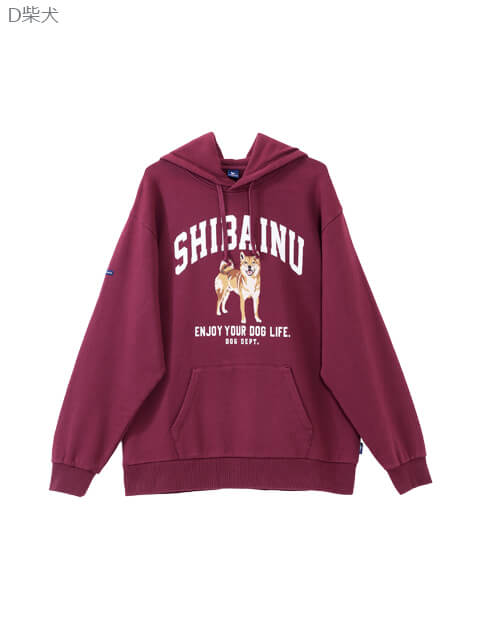 UNISEX】犬種プルパーカー