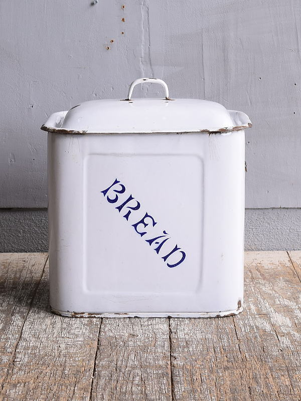 イギリス アンティーク ホーローブレッド缶 キッチン雑貨 11688
