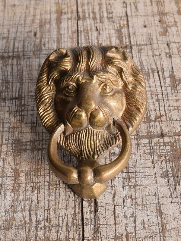 イギリス アンティーク 真鍮製ドアノッカー 8946