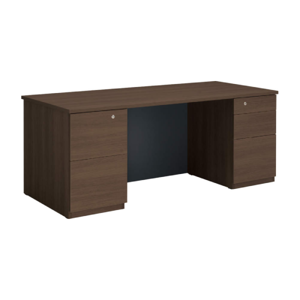 オカムラ okamura 役員家具 EX-46シリーズ 両袖机 1800W×800D×720H