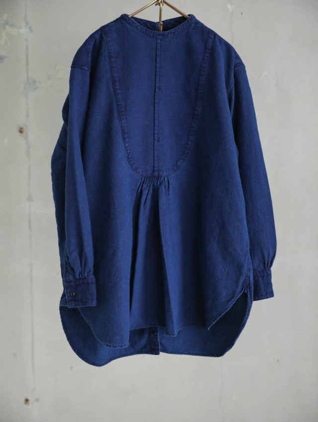 OUTIL ウティ｜chemisier corsier ドレスシャツ indigo