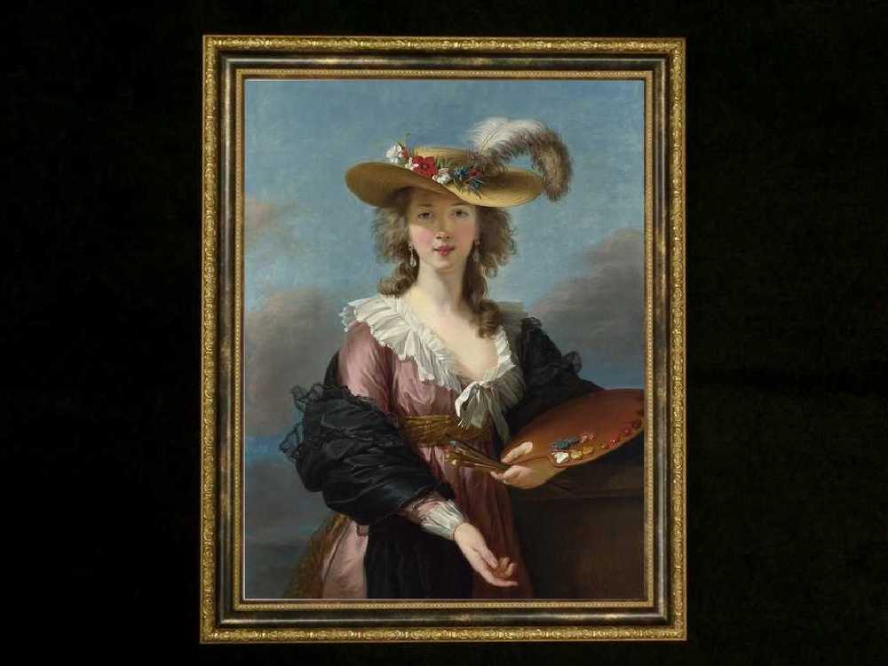 fu-collection】 ヨーロッパ名画 ヴィジェ・ルブラン 自画像 110S 送料