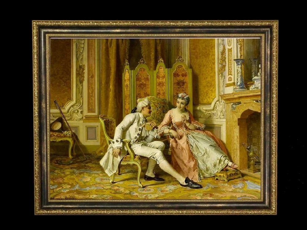 fu-collection】 ヨーロッパ名画 貴族・貴婦人 0247S 送料無料 輸入