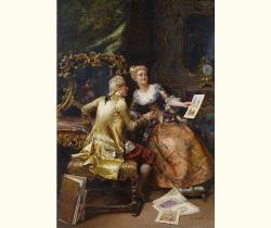 fu-collection】 ヨーロッパ名画 貴族・貴婦人 0355S 送料無料 輸入