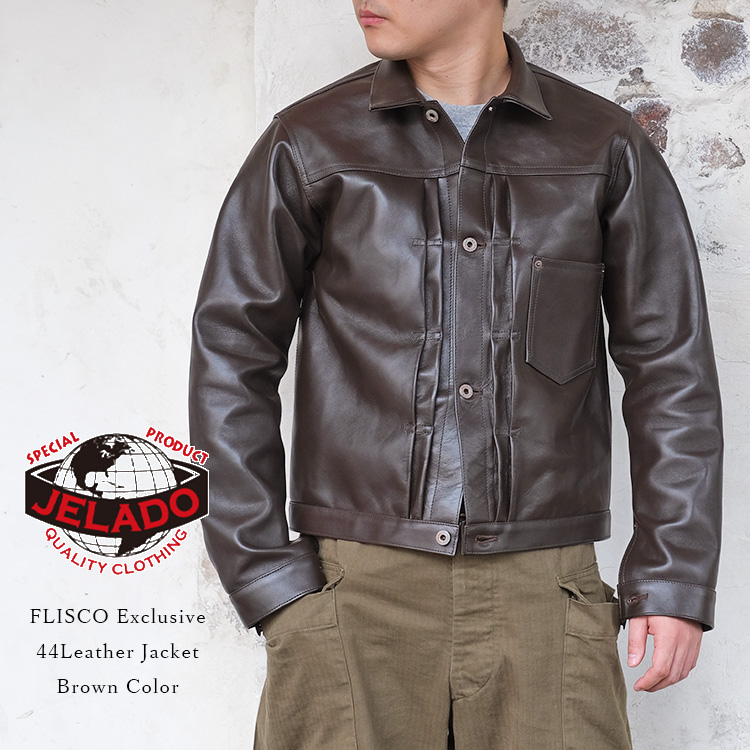 FLISCO別注 JELADO ジェラード 44Leather Jacket 44レザージャケット
