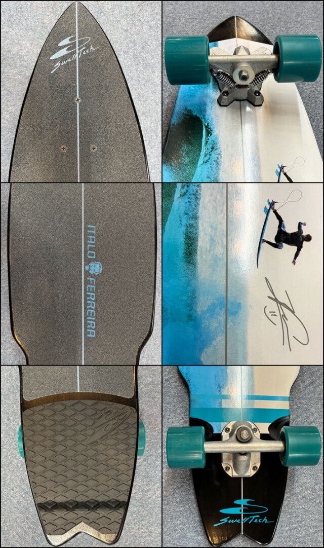 格安世界チャンプイタロフェレーラ37インチサーフィンの陸トレに最高黒