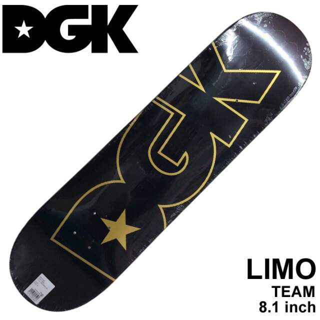スケート デッキ DGK ディージーケー スケートボード LIMO [D-2] 8.1