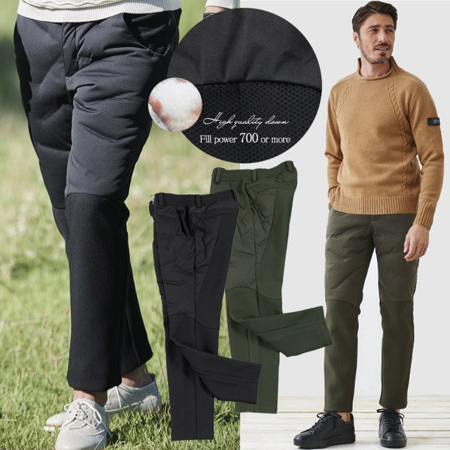 ダウン＆ハニカムジャージコンビデザインパンツ 210506 420518 G-STAGE