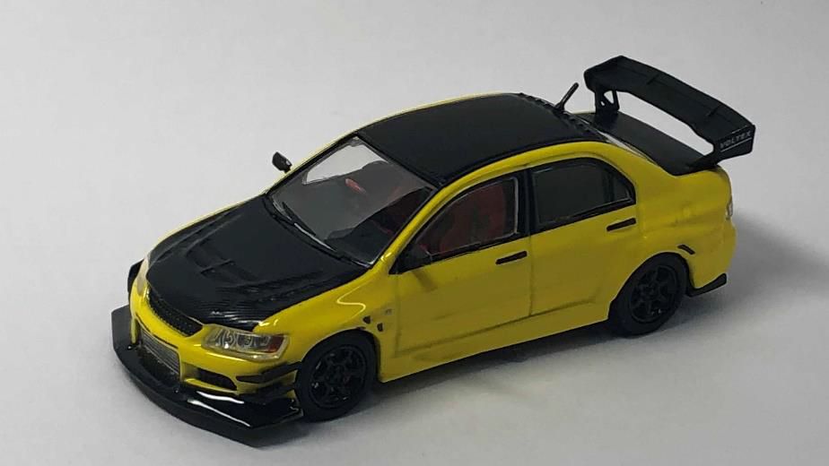 CM・MODEL(CMモデル) 1/64 ランサーエボリューション IX イエロー