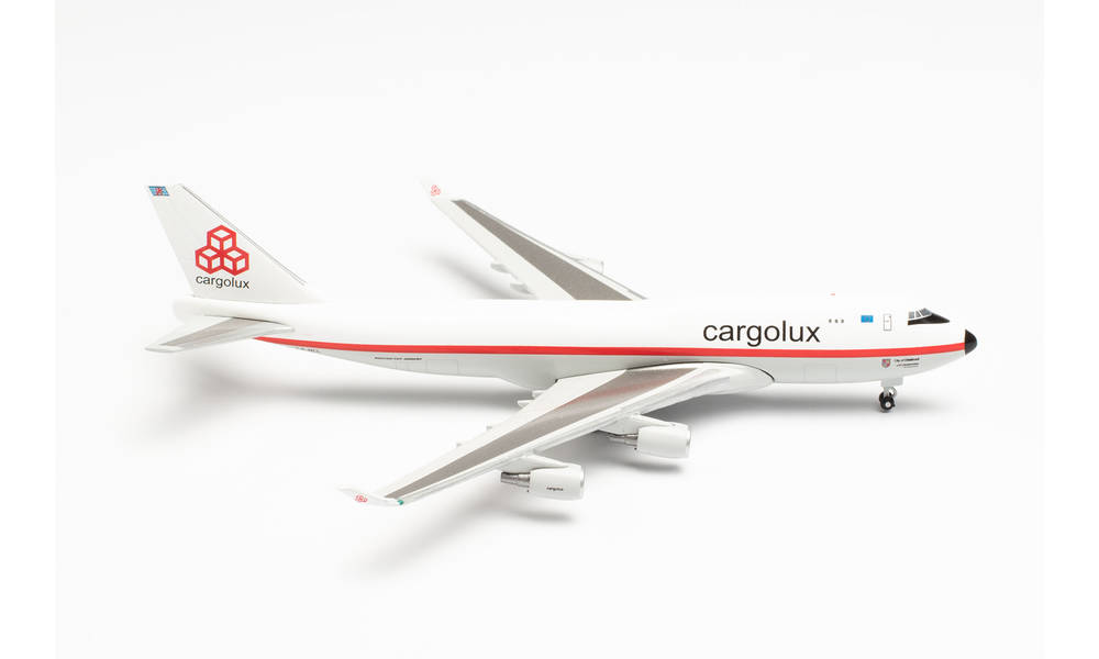 herpa wings 1/500 (ダイキャスト製) 747-400ERF カーゴルクス 50周年