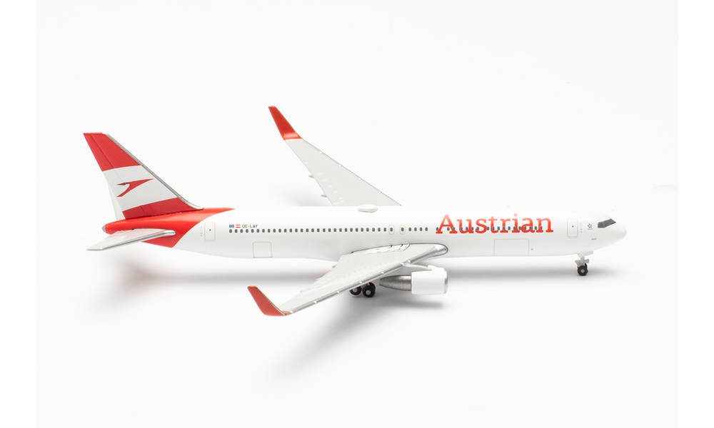 herpa wings 1/500 (ダイキャスト製) 767-300 オーストリア航空 “Japan