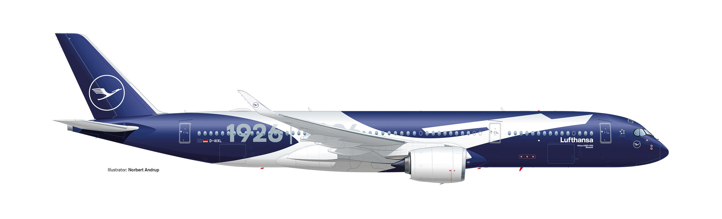 herpa wings 1/200 (プラスチック製) A350-900 ルフトハンザ航空 