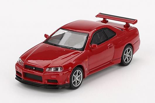 MINI GT 1/64 (ダイキャスト製) Nissan スカイライン GT-R R34 V