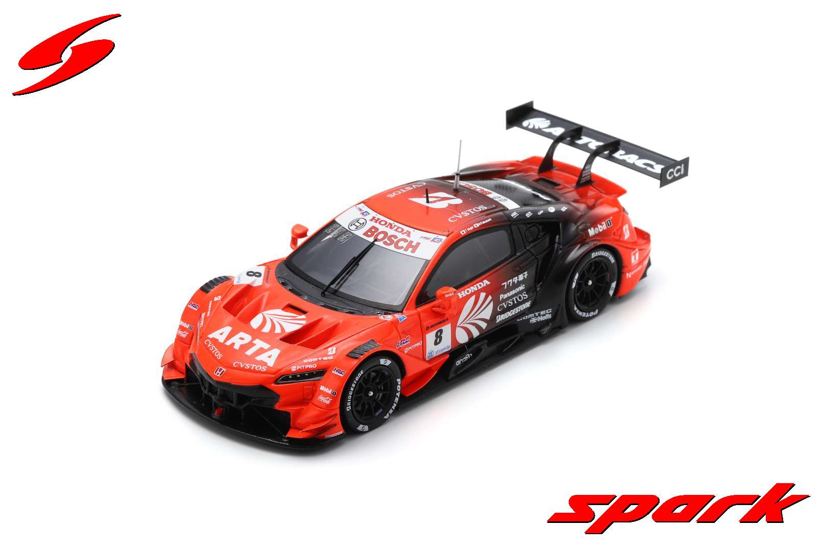 Spark (スパーク) 1/43 ARTA NSX-GT No.8 ARTA GT500 SUPER GT 2022