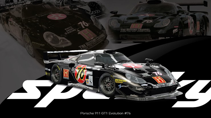 Spark (スパーク) Sparky × Tiny 1/64 Porsche 911 GT1 Evolution #76