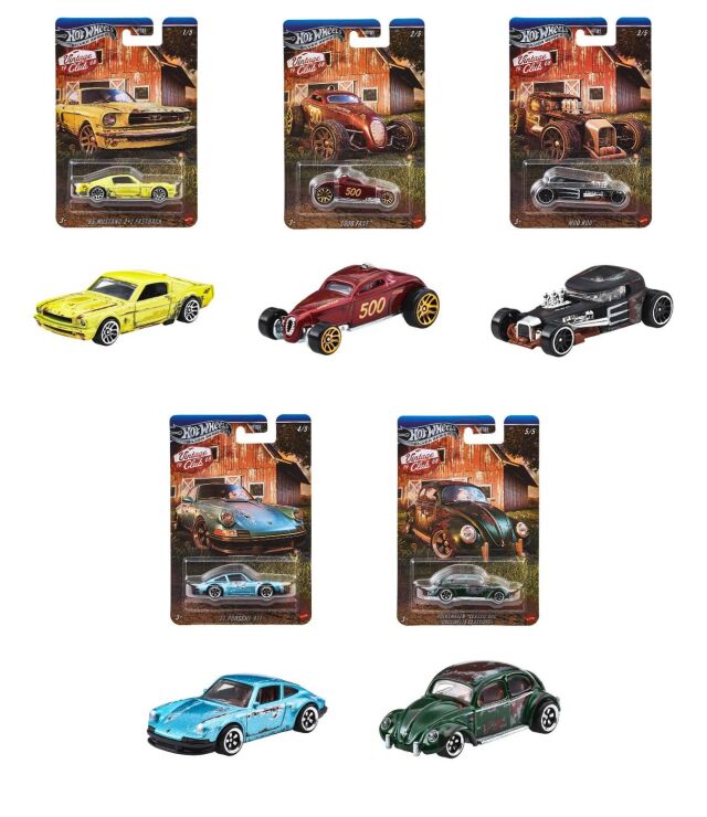 Hot Wheels 1/64 (ダイキャスト製) ヴィンテージ アソート - バーン