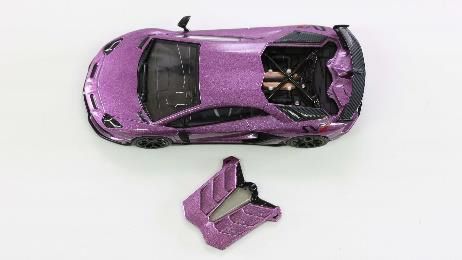 HUNG HING TOYS 1/64 ランボルギーニ・アヴェンタドール SVJ (Viola