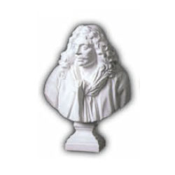 モリエール胸像[ミニ石膏像] 額縁画材ドットコム