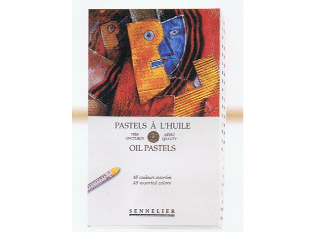 セヌリエ オイルパステル 48色セット 額縁画材ドットコム