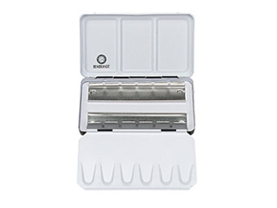 レンブラント 固形水彩絵具12色用エンプティーケース（ハーフパン空