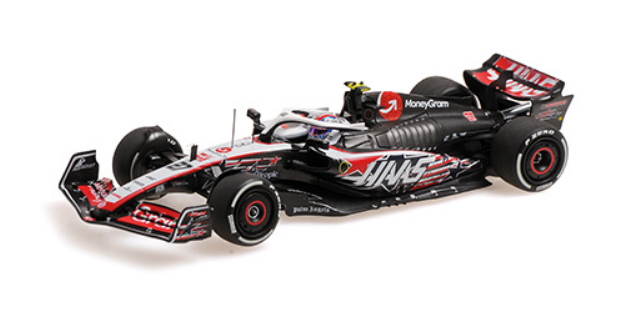 ミニチャンプス 1/43 ハース F1 チーム VF-23 N.ヒュルケンベルグ