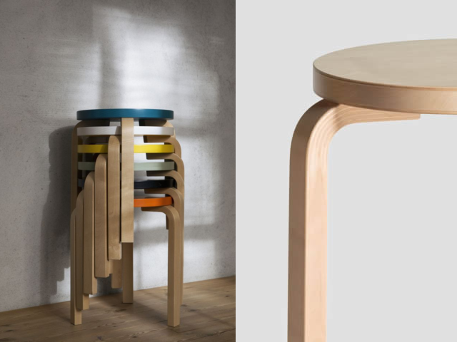 スツール60 ALVAR AALTO 1933 artek アルテック リノリウム 椅子