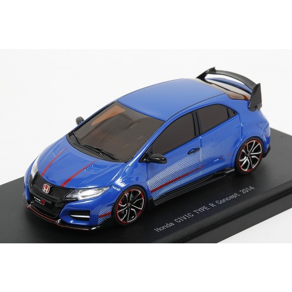 エブロ】 1/43 ホンダ シビック タイプR コンセプト 2014 （ブルー）