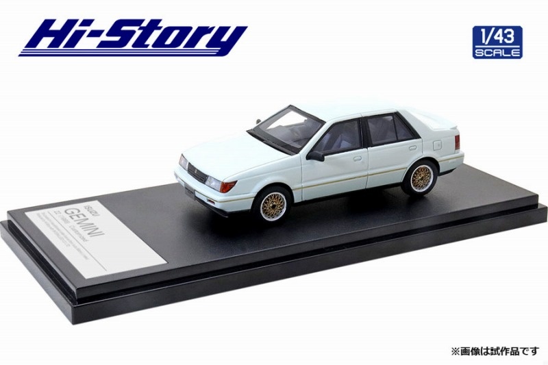Hi-Story 1/43 ISUZU GEMINI ZZ（1988）カスタマイズ ピュア・ホワイト