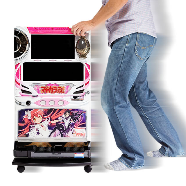 スロット固定台ラウンドキャスター付き【安定】【移動ラクラク